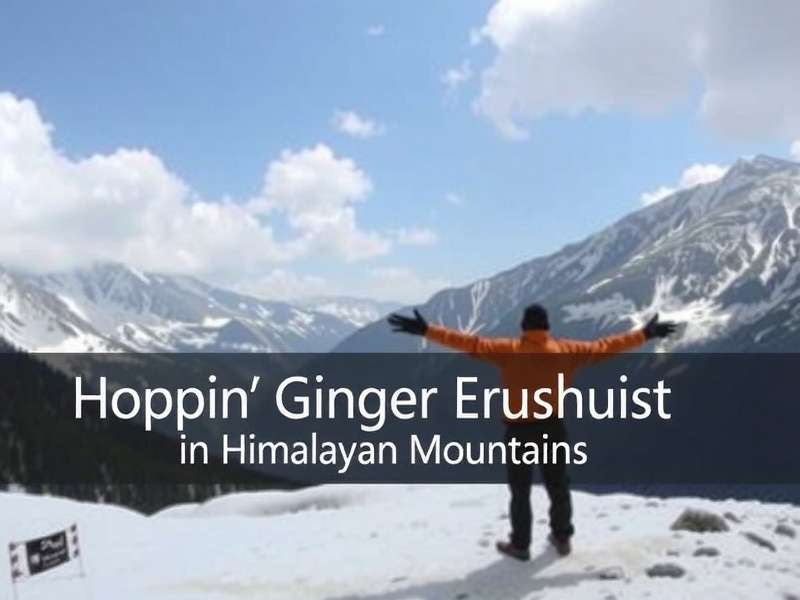 Game screenshot showing ginger character in mountain level Hoppin' Ginger Enthusiast in Himalayan Mountains