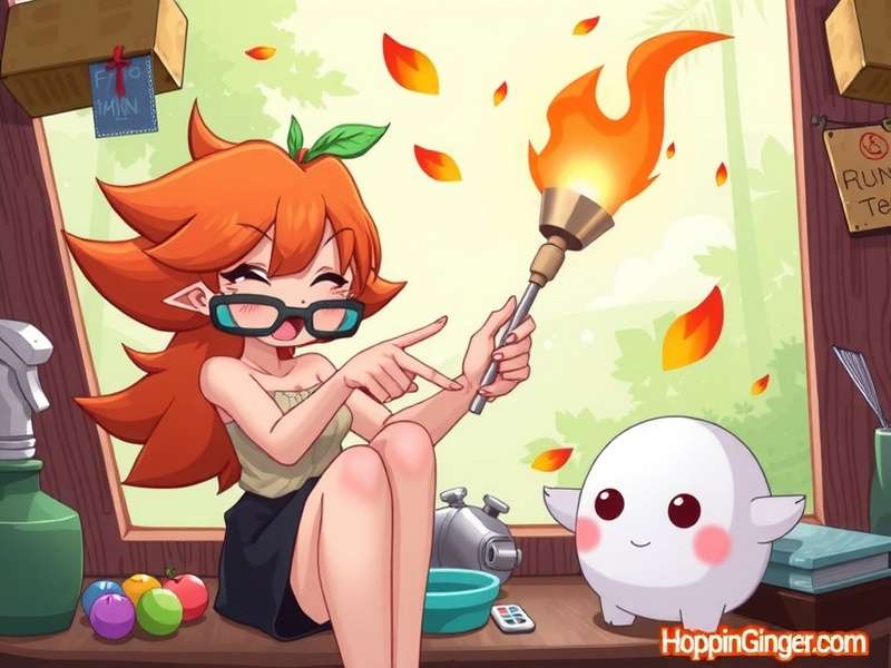 Player-created fan art of ginger character Hoppin' Ginger Enthusiast Fan Art